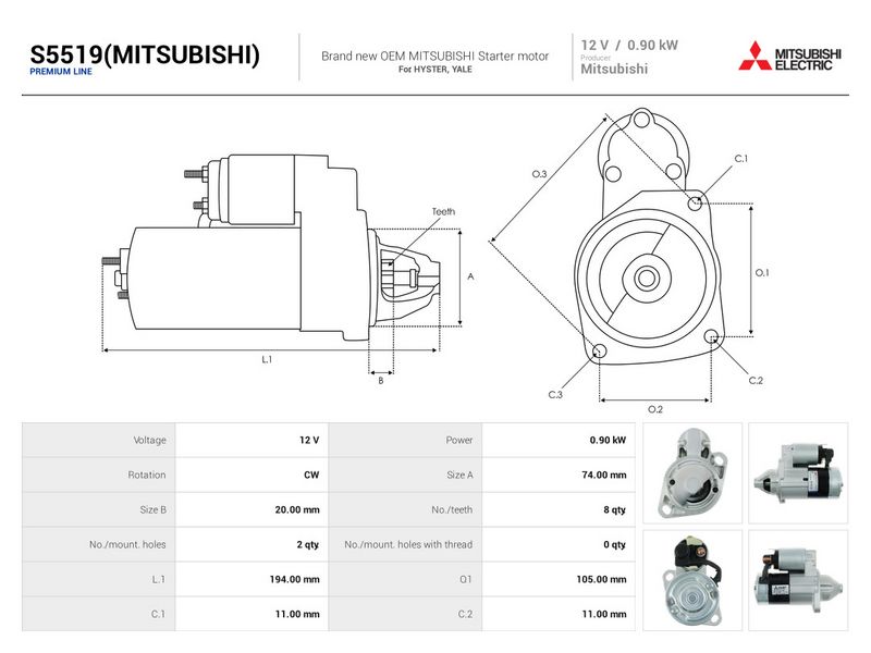 Prekės atitinka OEM kodą: M3T10475