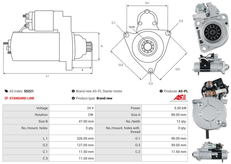 AS-PL S5221 Starter