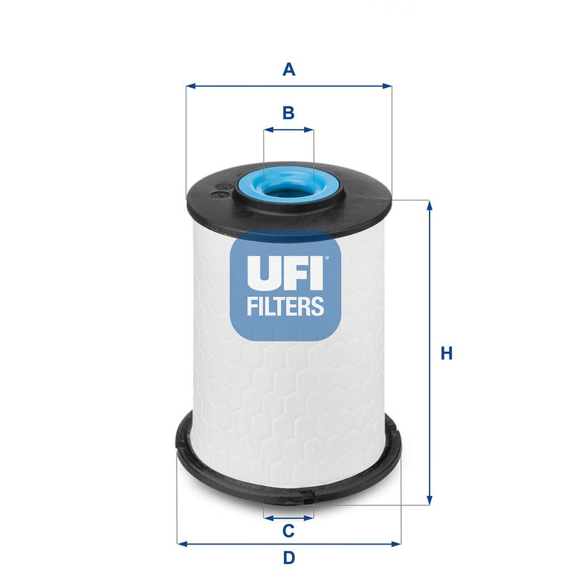 Фільтр палива, Ufi 26.033.00