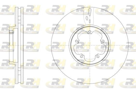 Гальмівний диск, передня вісь, з вентиляцією, 308мм, кількість отворів 5, FORD TOURNEO CUSTOM V362, TRANSIT CUSTOM V362, TRANSIT V363 2.0D/2.2D 04.12