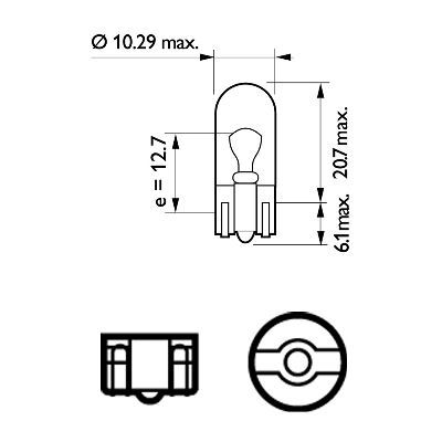 PHILIPS 12961LLECOB2 Bulb, direction indicator