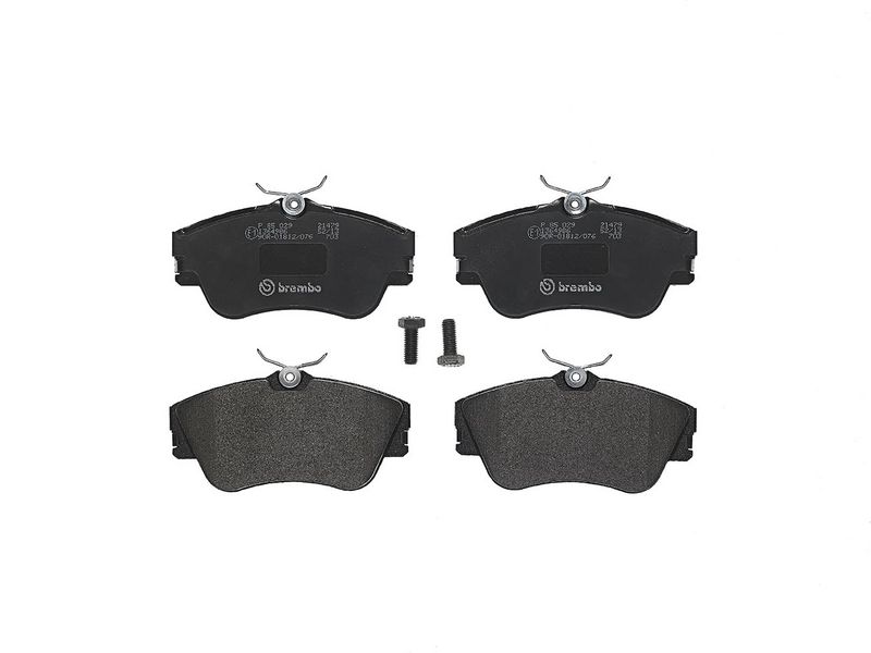 Piduriklotsi komplekt, ketaspidur, BREMBO P 85 029