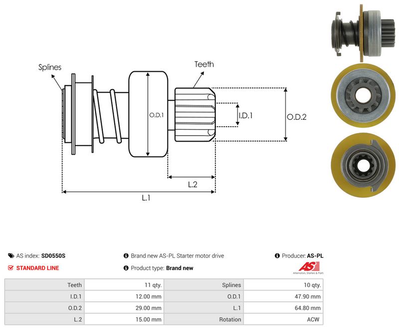 Vabajooks, starter, AS-PL SD0550S