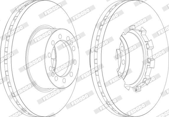 Brzdový kotouč FCR283A
