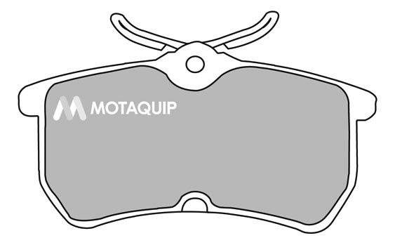MOTAQUIP fékbetétkészlet, tárcsafék LVXL680