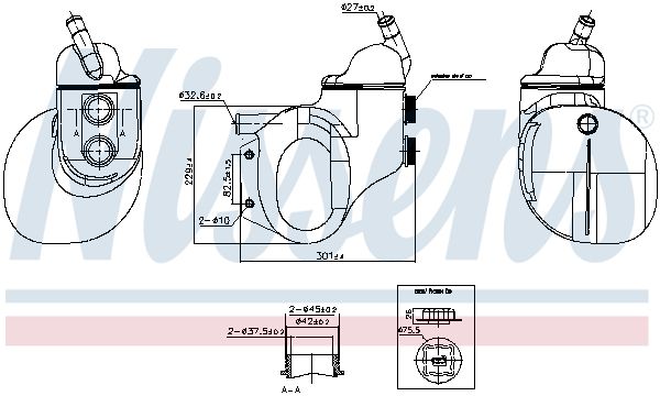 NISSENS 996090 Expansion Tank, coolant