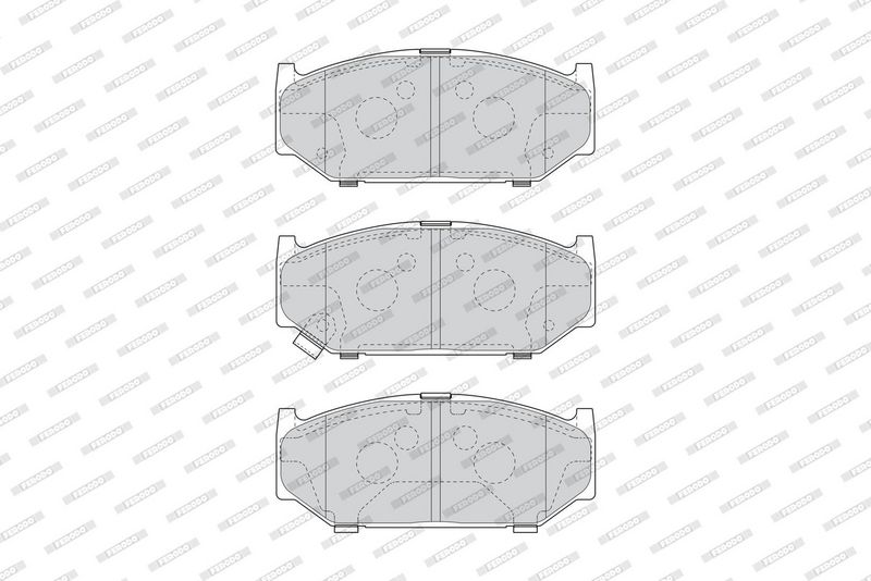 Sada brzdových destiček, kotoučová brzda FDB4705