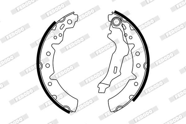 FERODO FSB591 Brake Shoe Set