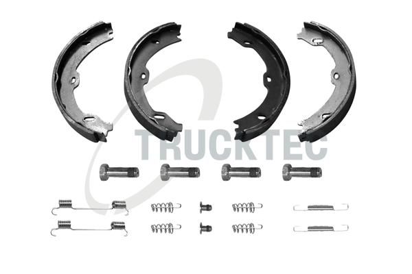 TRUCKTEC AUTOMOTIVE 02.35.206 - Stovėjimo stabdžio trinkelių komplektas