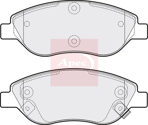 APEC Brake Pad Set, disc brake PAD2171