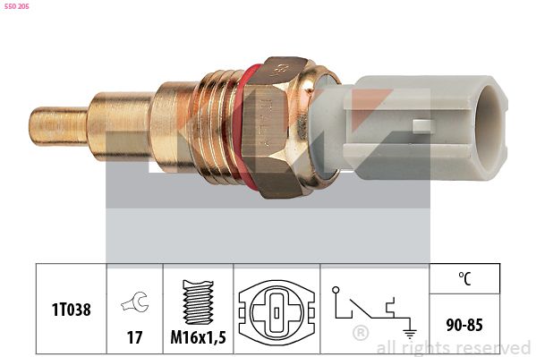 KW hőkapcsoló, hűtőventilátor 550 205