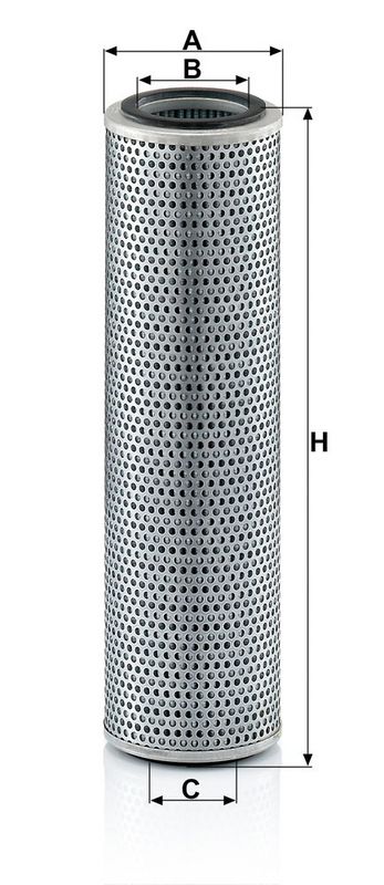 Hydraulisch filter (patroon) past: FENDT 2 D FARMER, 200 K FARMER, 200 S FARMER, 200 SA FARMER, 200 V FARMER, 200 VA FARMER, 201 S FARMER, 201 SA FARMER, 203 K FARMER, 203 P FARMER, 203 PA FARMER