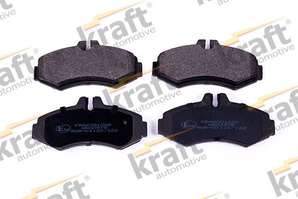 KRAFT Automotive 6001260 Stabdžių trinkelių rinkinys, diskinis stabdys