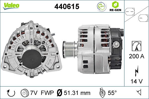 VALEO Dynamo / Alternator 440615