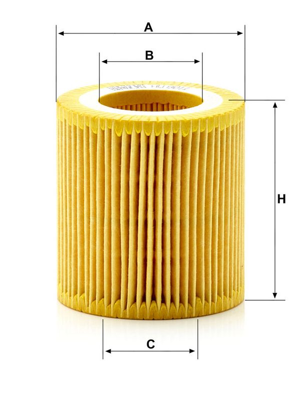 Õlifilter, MANN-FILTER HU 8011 z