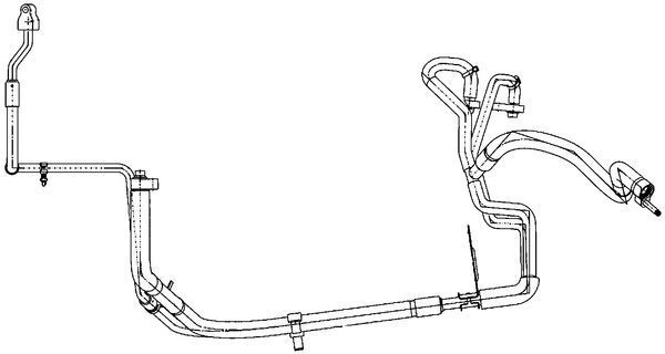 Трубопровід високого/низького тиску, кондиціонер повітря, Mahle AP113000P