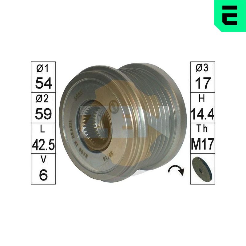 ERA generátor szabadonfutó ZN5655