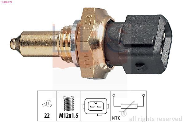 Sensor, temperatura del refrigerante