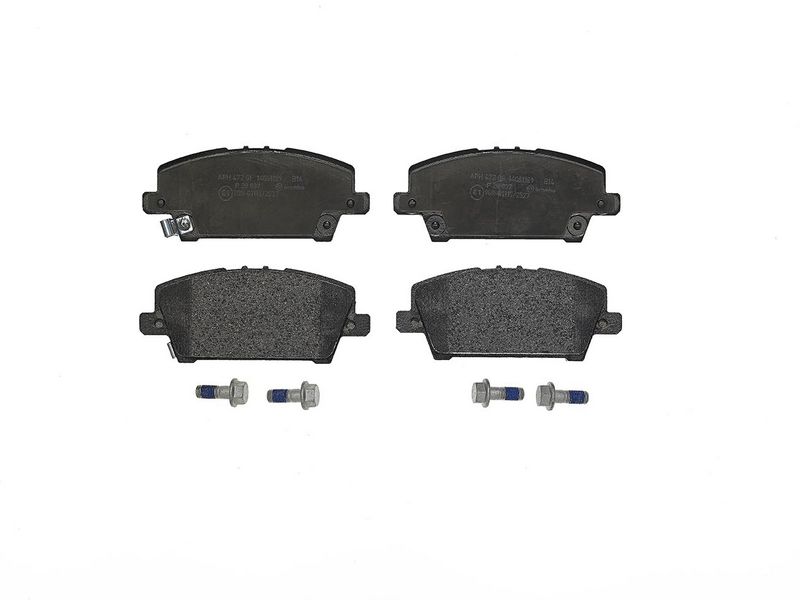 комплект спирачно феродо, дискови спирачки BREMBO