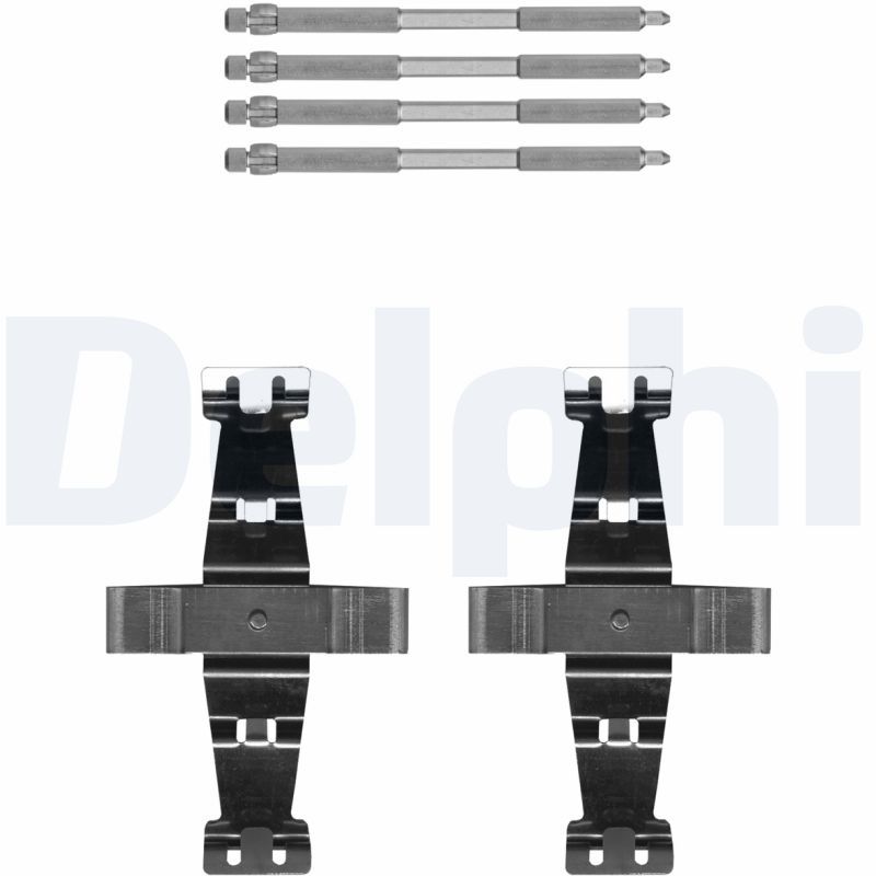 Комплект приладдя, накладка дискового гальма, Delphi LX0693