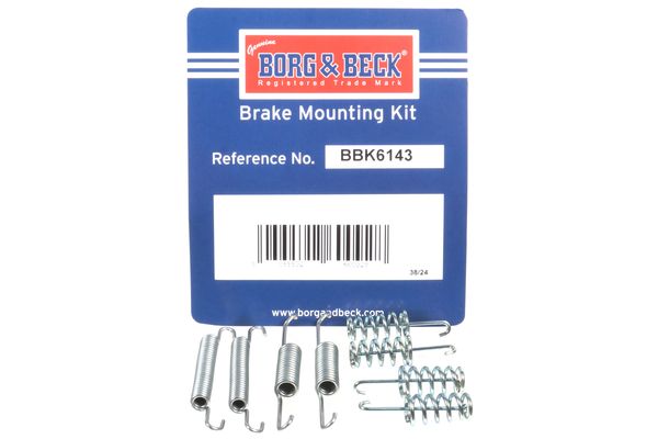 BORG & BECK tartozékkészlet, rögzítőfék pofa BBK6143
