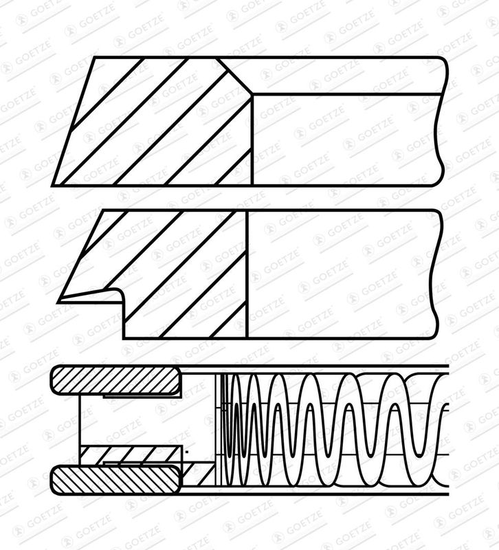 Jeu+segments+pistons GOETZE ENGINE 08-390200-00
