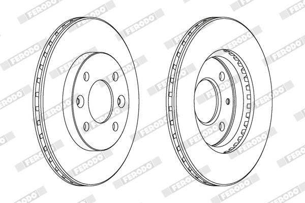 FERODO DDF158 Brake Disc
