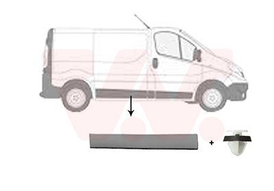 Декоративна/захисна накладка, бокова стінка, Van Wezel 4396406