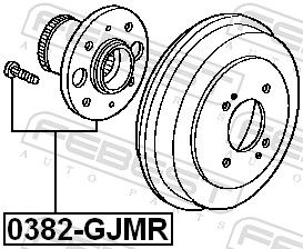 Маточина колеса, Febest 0382-GJMR