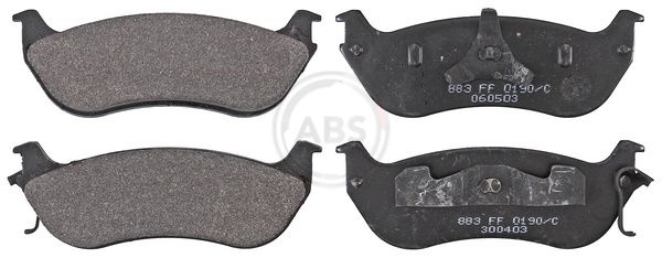 set placute frana,frana disc ABS 38674