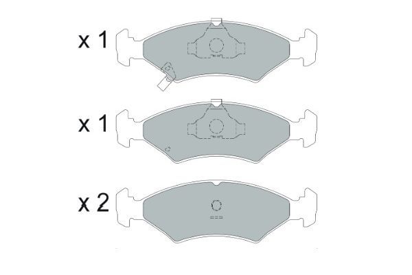 KAVO PARTS fékbetétkészlet, tárcsafék KBP-4026