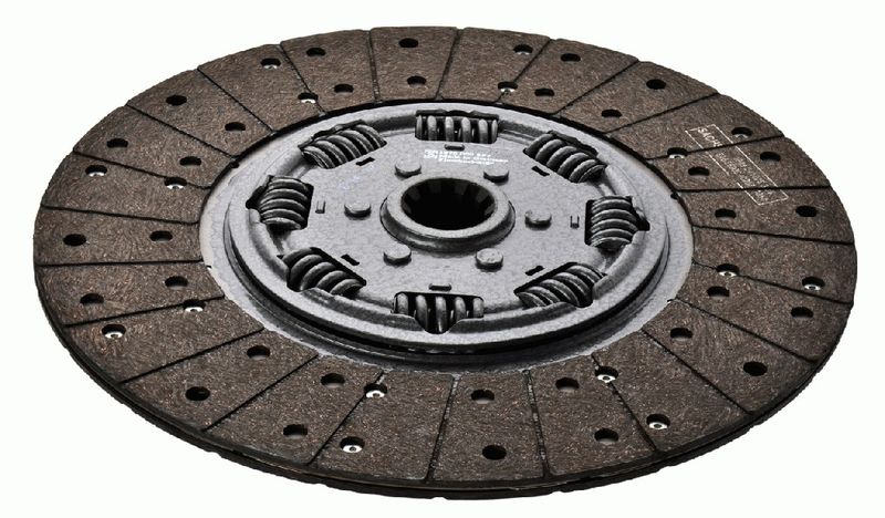 Koppelingsplaat/plaat (395mm, nieuw) past: DAF CF 65, CF 75, LF 45, LF 55 01.01-