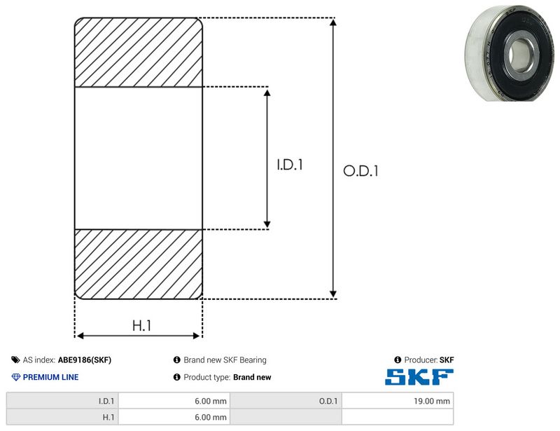 AS-PL ABE9186(SKF) Bearing