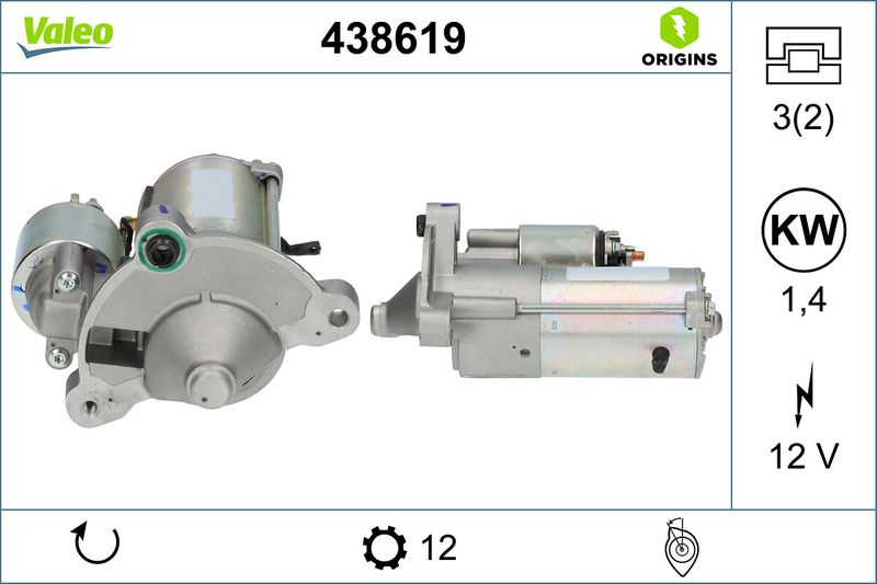 Μίζα  VALEO ORIGINS NEW O.E. TECHNOLOGY