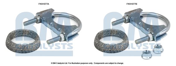 BM CATALYSTS szerelőkészlet, katalizátor FK91077