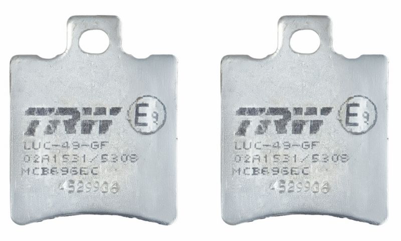 set placute frana,frana disc TRW Organic Eco MCB696EC