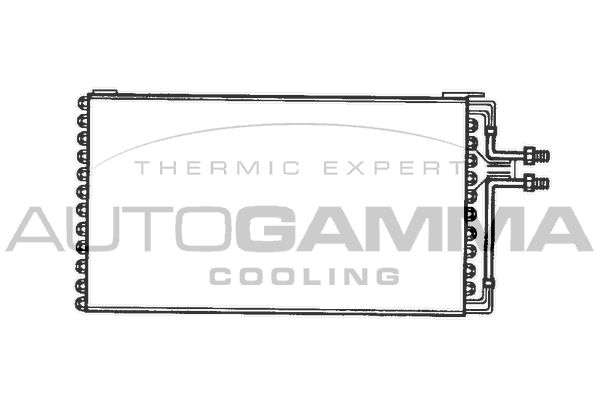 AUTOGAMMA kondenzátor, klíma 101576