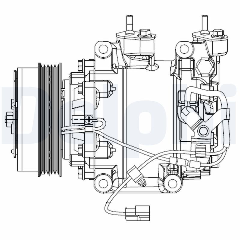 Компресор, система кондиціонування повітря, Delphi CS20510