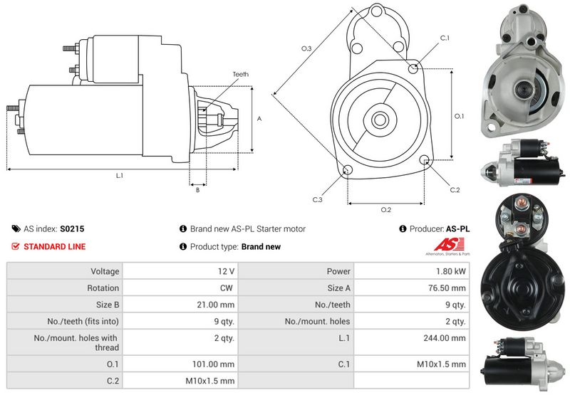 AS-PL S0215 Starter