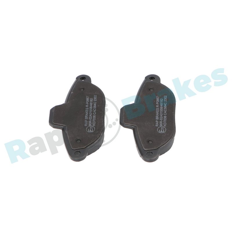RAP BRAKES R-P0867 Brake Pad Set, disc brake