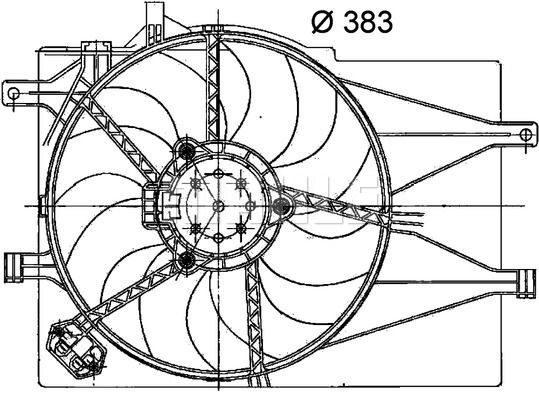 WILMINK GROUP ventilátor, motorhűtés WG2180582