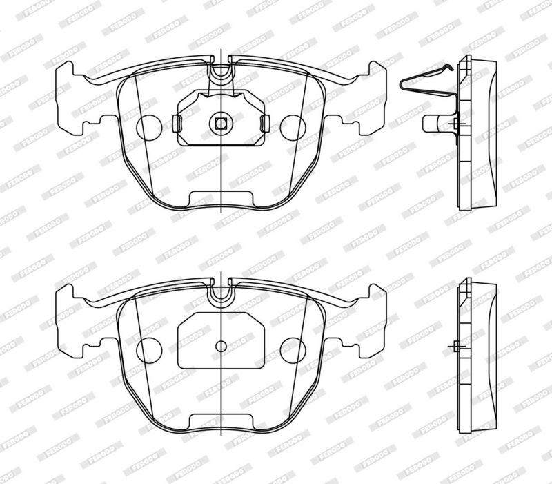 FERODO Plaquettes de frein à disque FDB997