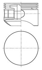 Product Image - Zuiger - 41280610 - KOLBENSCHMIDT