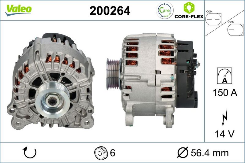 VALEO Dynamo / Alternator 200264