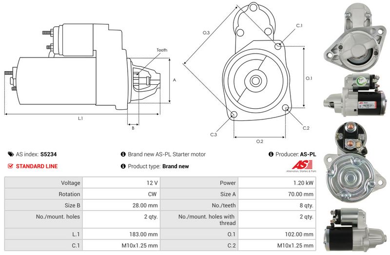 AS-PL S5234 Starter