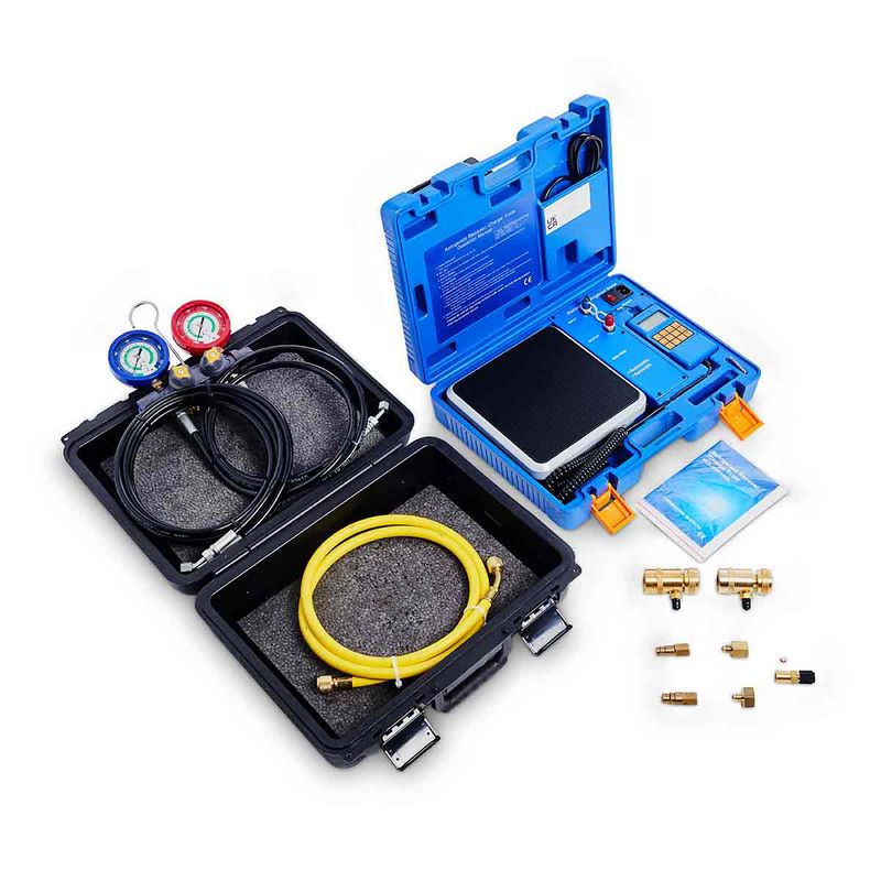 Set ajutor montare, aparat de service climatizare WAECO 8885100178