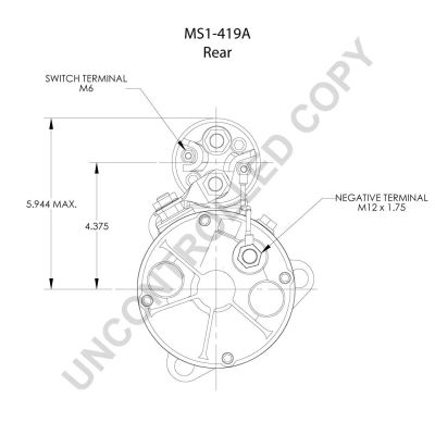 BOM-Prestolite MS1-419A Starter