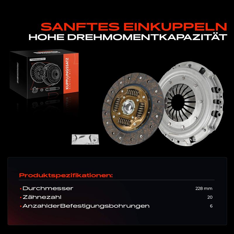 Frankberg 5481FB0037594 Sankabos komplektas