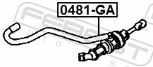 FEBEST 0481-GA Master Cylinder, clutch