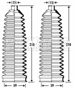 First Line FSG3274 Bellow Set, steering